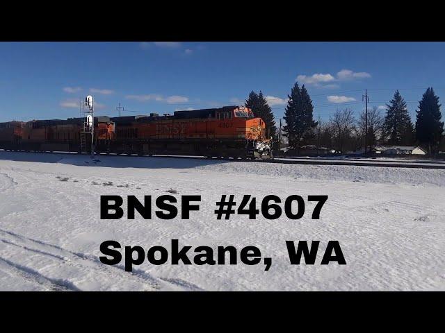 [HD] BNSF #4607, Spokane, WA (2/19/18)