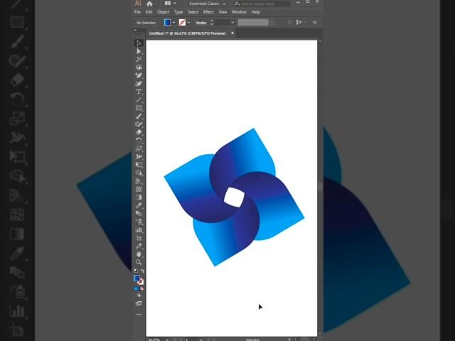 @graphic ak - Logo design in Illustrator #youtubeshorts #shorts