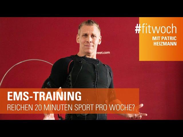 EMS-Training – Reichen 20 Minuten Sport pro Woche? | #fitwoch | DAK-Gesundheit