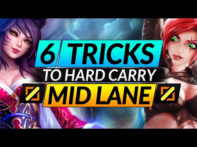 6 SECRETS to ALWAYS CRUSH MID - Challenger Tips and Tricks - LoL Midlane Guide