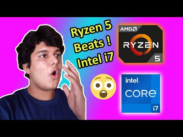 Ryzen 5 Beats Intel i7  Don't buy i7 10th Gen Laptop ! Core i7 10750H vs R5 4600H Full Comparison