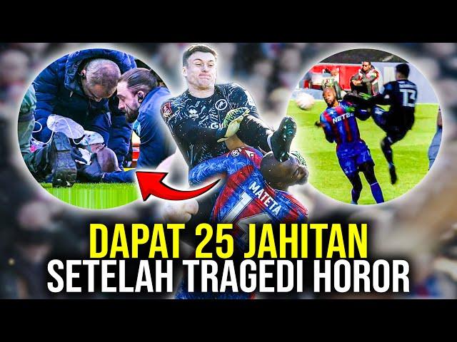 DETIK DETIK JEAN PHILIPPE MATETA DITERJANG KUNGFU BRUTAL KIPER MILWALL DI PIALA FA HINGGA TERKAPAR!