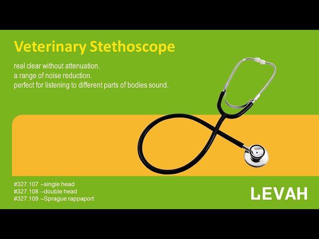 LEVAH -veterinary stethoscope, vet stethoscope, stethoscope for vet, China Factory Supplier