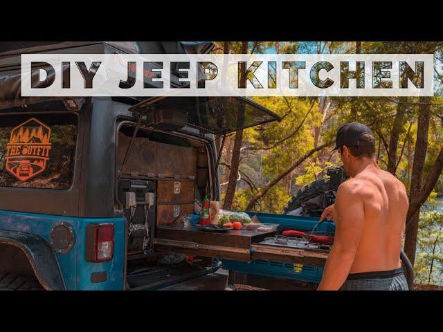 JEEP WRANGLER KITCHEN - Overlanding DIY Cooking Setup