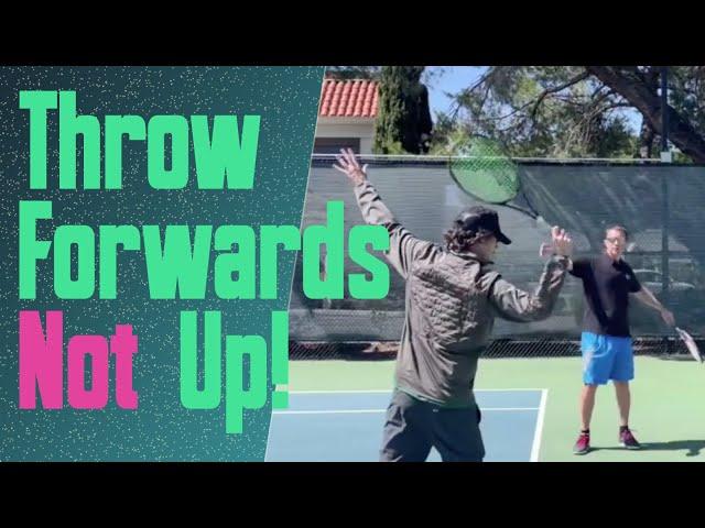 Tennis Serve Technique - A Common Error!