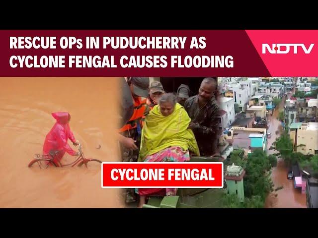 Cyclone Fengal Latest | Cyclone Fengal Triggers Heavy Rains In Puducherry, Tamil Nadu