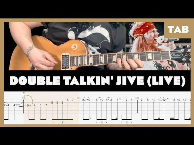 Guns N' Roses - Double Talkin' Jive (Live in Tokyo 1992) - Guitar Tab | Lesson | Cover | Tutorial