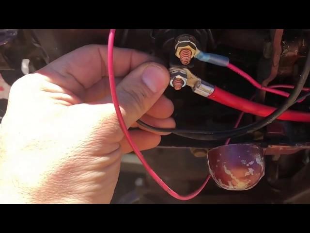 EASY! How to COMPLETELY WIRE a Push Button Start INCLUDING Battery and Starter to your Outboard!!!