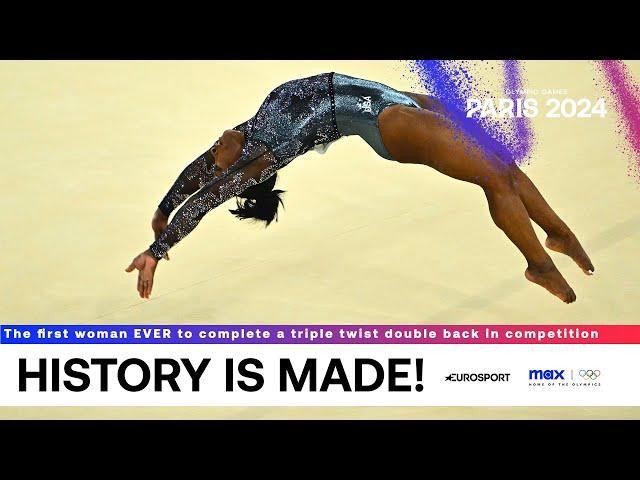 Simone Biles STUNS in amazing floor routine!  | Paris Olympics 2024 #Paris2024