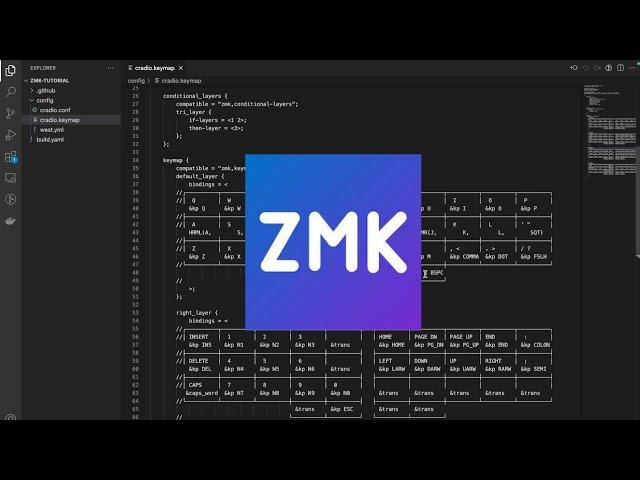 Beginner ZMK Tutorial - How to make and modify your ZMK keymap