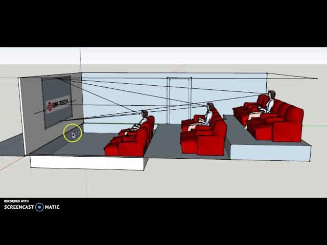 Bri-Tech Immersa Theater Seating Layout | Home Theater Long Island