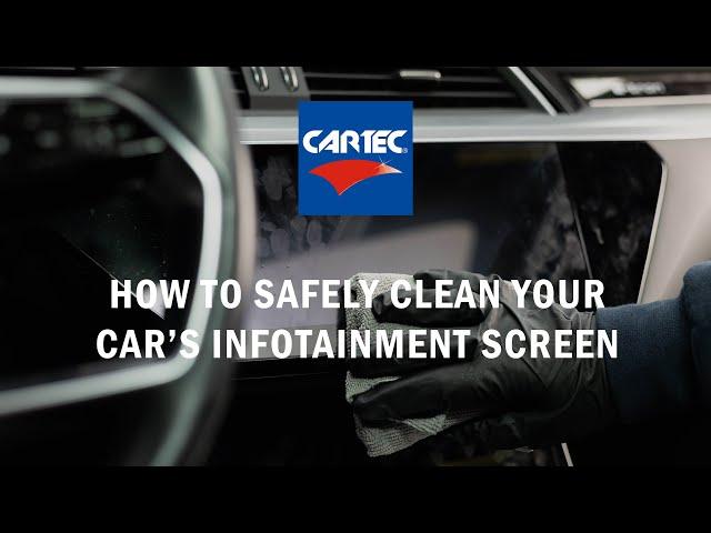 How to safely clean your car's infotainment screen - Touch & Go