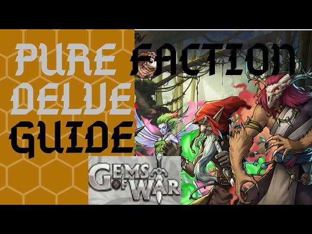 How to do PURE FACTION | Gems of War delve guide | Part 5 | Finale and Wild Court new faction