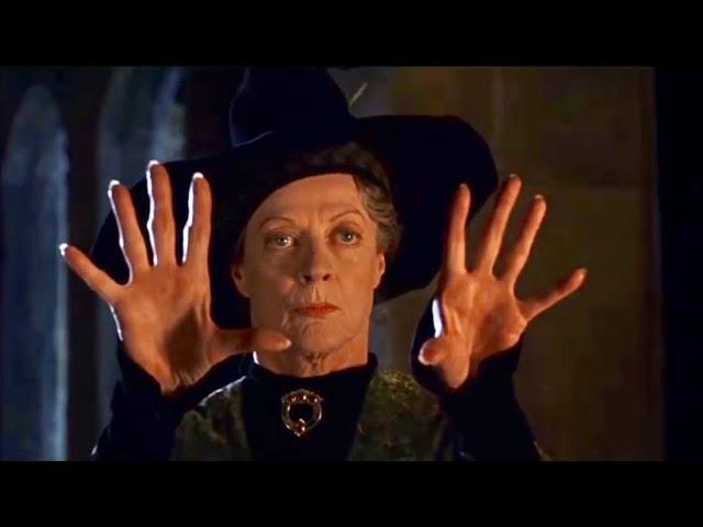 Professor Mcgonagall all magic scenes Years 1-7