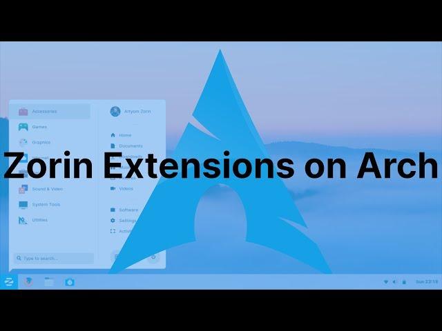 Zorin OS GNOME Extensions on Arch Linux/Manjaro?