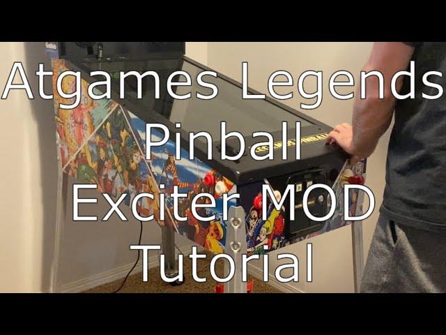 Atgames Legends Pinball exciter upgrade mod tutorial.  -part 1-  read the discription