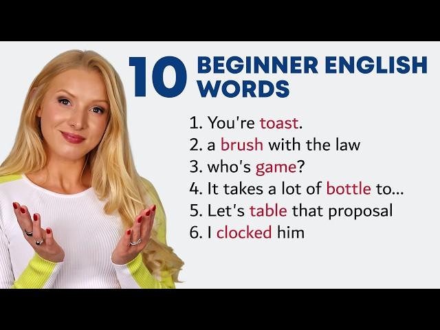 The 10 everyday English words with VERY ADVANCED meanings: