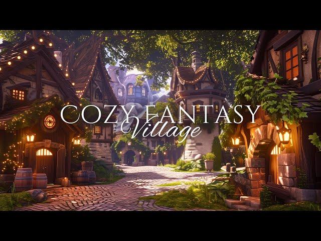 Cozy Fantasy Village | Fantasy Music and Ambience 