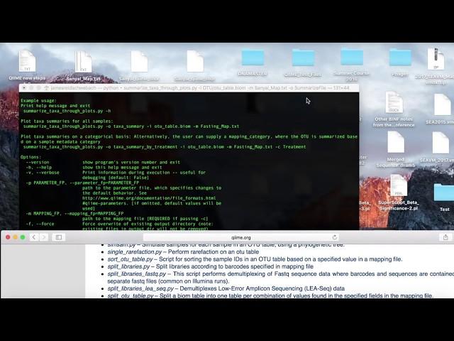 Step-by-Step: Three QIIME Commands