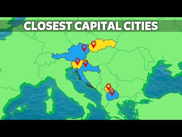 Where are the Closest Capital Cities in the World?