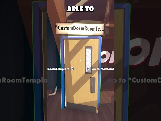 You Can Get Custom Dorms!  #recroom