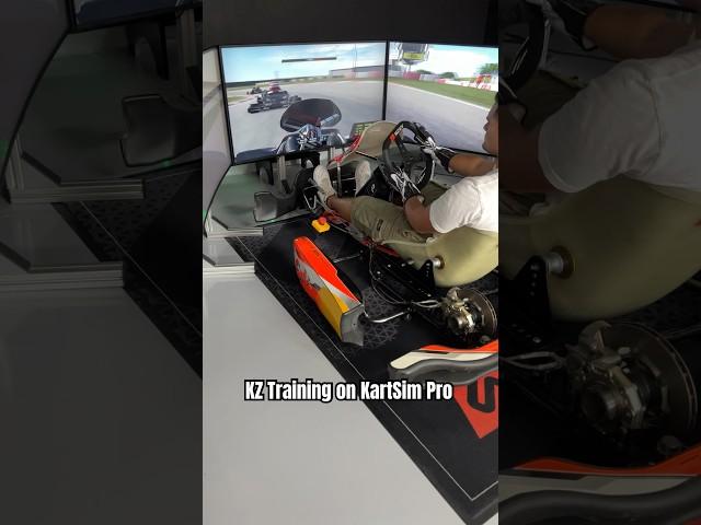 Kart Training with Kart Sim Pro with KZ Kart @prtmotorsport #karting #simracing #simulation