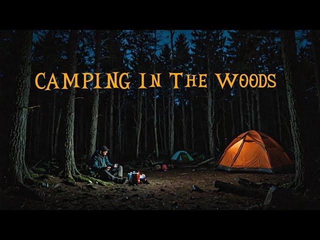 9 Scary True Camping In The Woods Horror Stories | With Rain Sounds