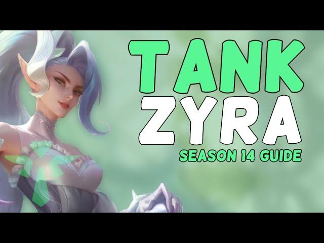 Why You Should Be Playing TANK ZYRA In Season 14 [League of Legends]