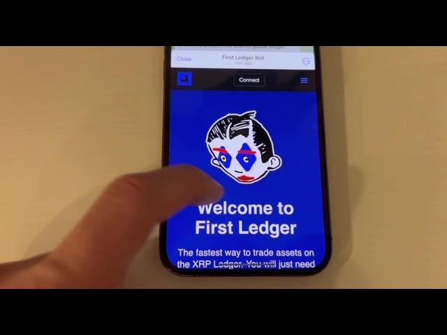 First ledger XRP meme wallet walk through how to set up guide and tutorial #xrpl