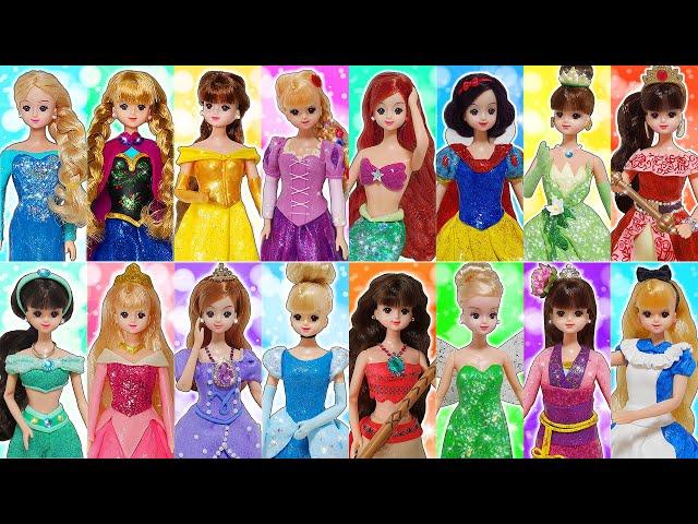 Play Doh Disney Princess Costumes Elsa Anna Rapunzel Belle Ariel Cinderella Aurora Dress
