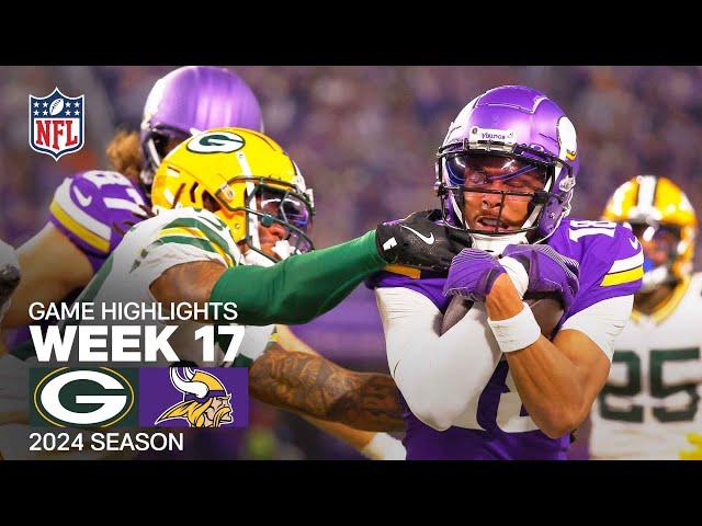 Green Bay Packers vs. Minnesota Vikings | 2024 Week 17 Game Highlights