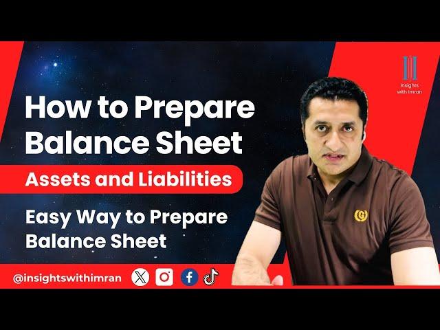 Balance Sheet in SRO 350 of Sales Tax | What is Balance Sheet? | Easy Way to Prepare Balance Sheet