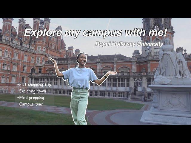 Explore my campus with me! (Royal Holloway University) | Mofiyin