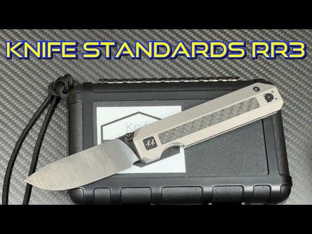 Knife Standards RR3 preview !   Great design !  Get in on the preorder !!