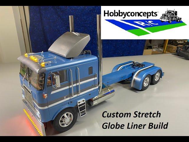 Tamiya 1/14 Custom Stretch Globe Liner Build with Grand Hauler Frame