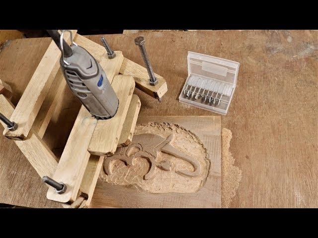 How to Make a Pantograph Router/ Power Carving Tool at Home |DIY|