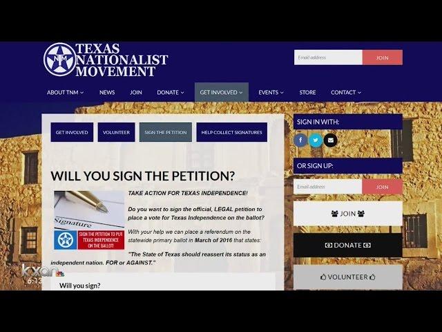 Texas Nationalist Movement starts petition to get Texas to Secede from U.S.