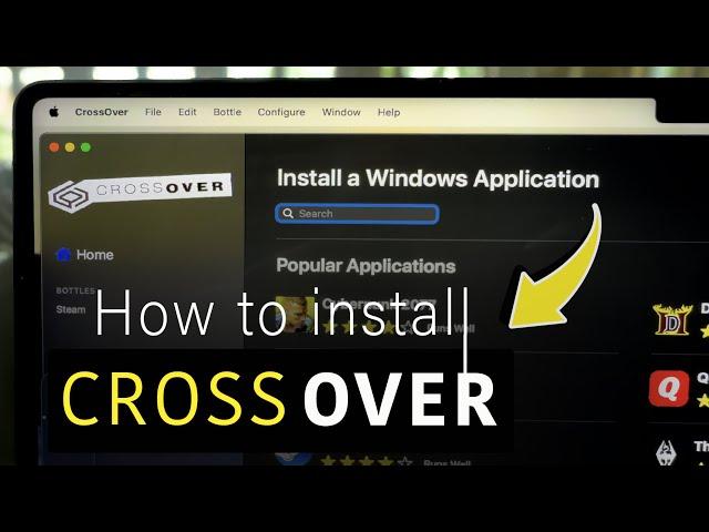 How to Install CROSSOVER on MacBook M1 M2 M3 M4 | Install Windows Applications on Mac