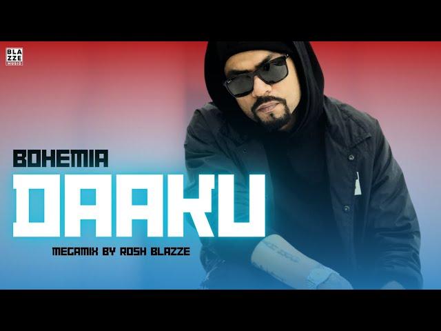 Bohemia - DAAKU (MegaMix By Rosh Blazze) | Badshah, Hiten | Latest Rap Mega Mashup (2024)