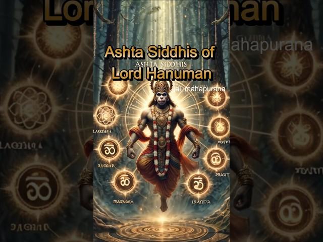 Unlocking Hanuman's Ashta Siddhis #hanuman #ytshort #india