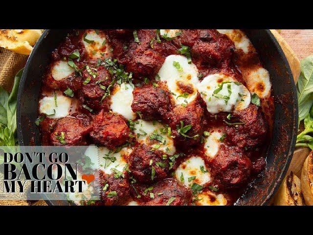 Skillet Meatballs for Two (Date Night Dinner!)