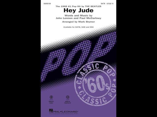 Hey Jude (SATB Choir) - Arranged by Mark Brymer