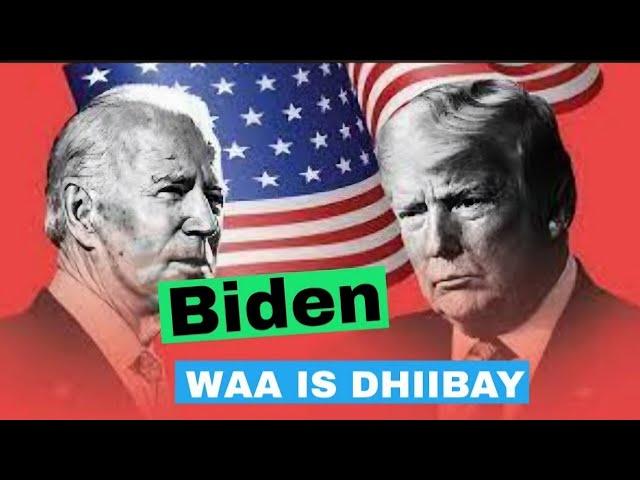 Madaxweyne JOE BIDEN Oo Ku Dhawaaqay In Uu Isaga Haray Tartanka Doorashada Madaxtinimada.DAAWO.