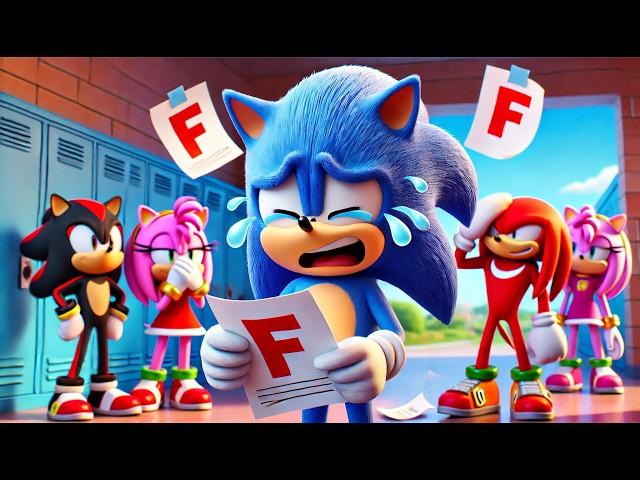 Sonic The Hedgehog 3 Animation // Sonic low score makes him criticized by his friends | Sonic Prime