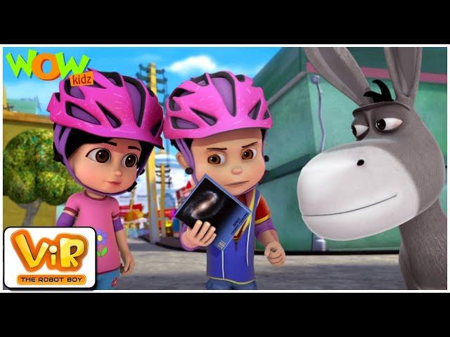 Vir The Robot Boy | Hindi Cartoon For Kids | Vir Vs Cosmic Wolf Power | Animated Series| Wow Kidz