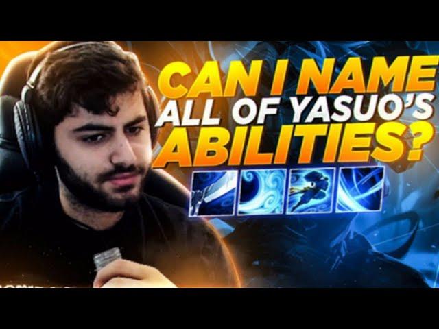 Yassuo - CAN I NAME ALL OF YASUO'S ABILITIES!? [Archive]