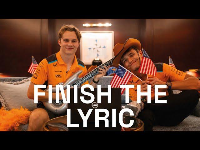 Finish the Lyrics with Lando Norris and Oscar Piastri