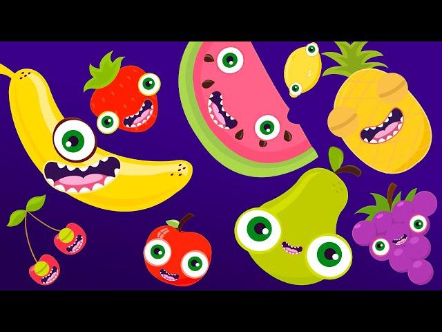 FRUITS Song for Babies to Learn & Laugh  | Sensory Music Video Animation by Neroni Kids