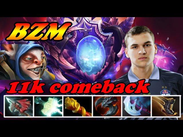 Bzm next level Arc Warden 11k comeback vs tanky Meepo mid | 7.33c Immortal Best Ranked Gameplay