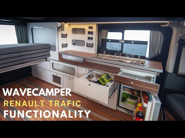 Wavecamper Renault Trafic - FUNCTIONALITY (eng)